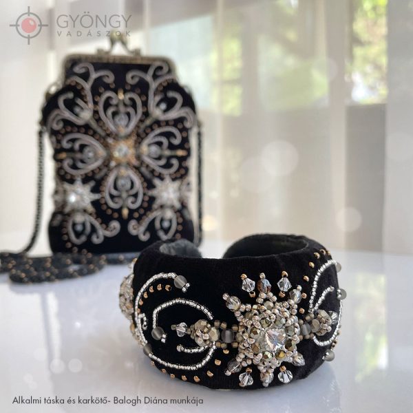 Alkalmi karkötő és táska - Balogh Diána munkája